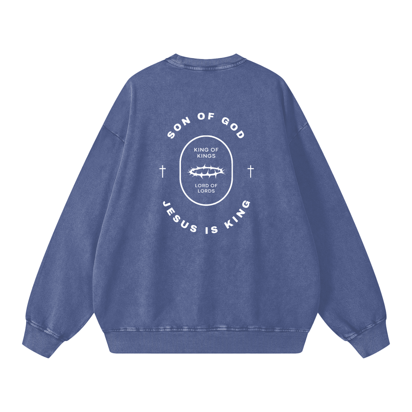 Snow Washed Oversized Sweatshirt - Son Of God