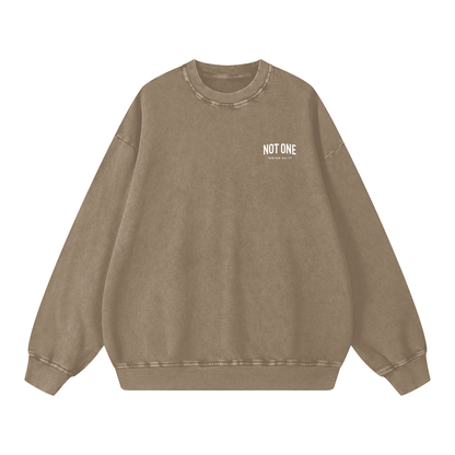 Snow Washed Oversized Sweatshirt - Son Of God