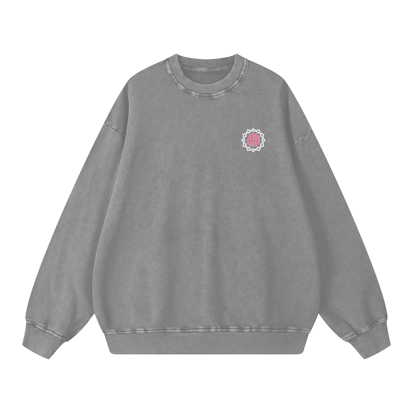 Snow Washed Oversized Sweatshirt - Son Of God