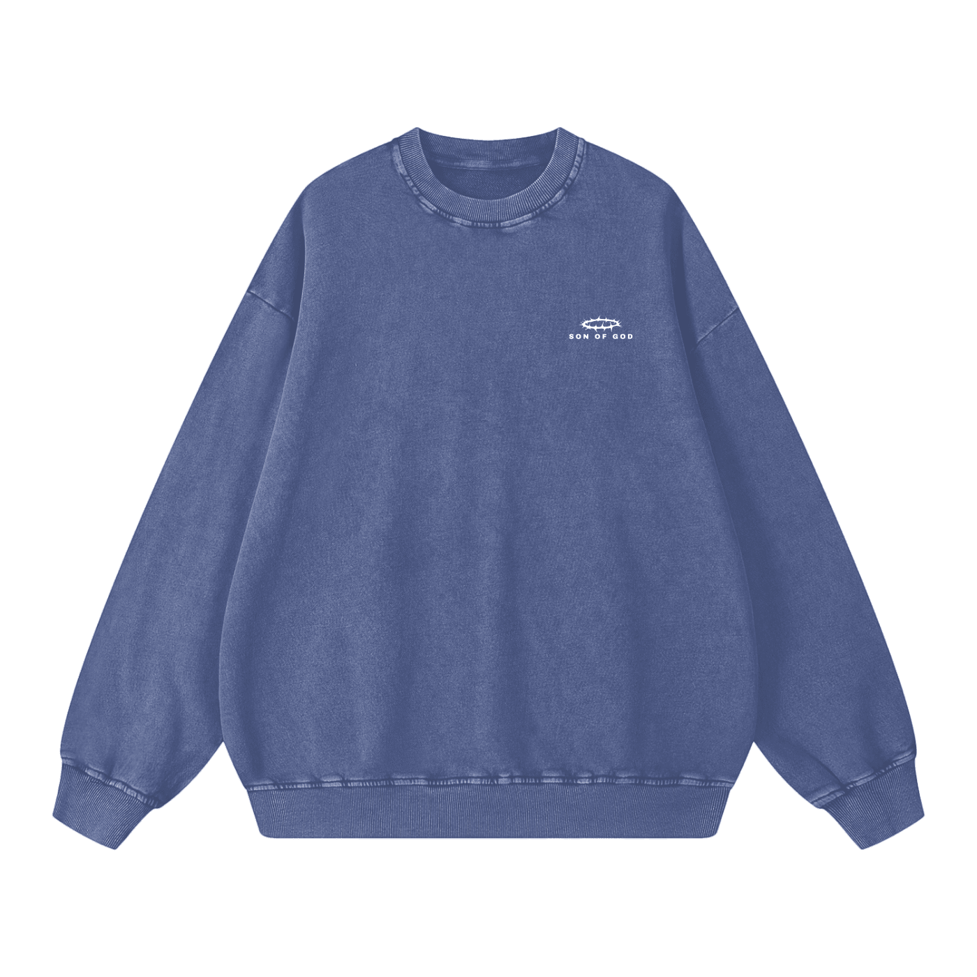 Snow Washed Oversized Sweatshirt - Son Of God