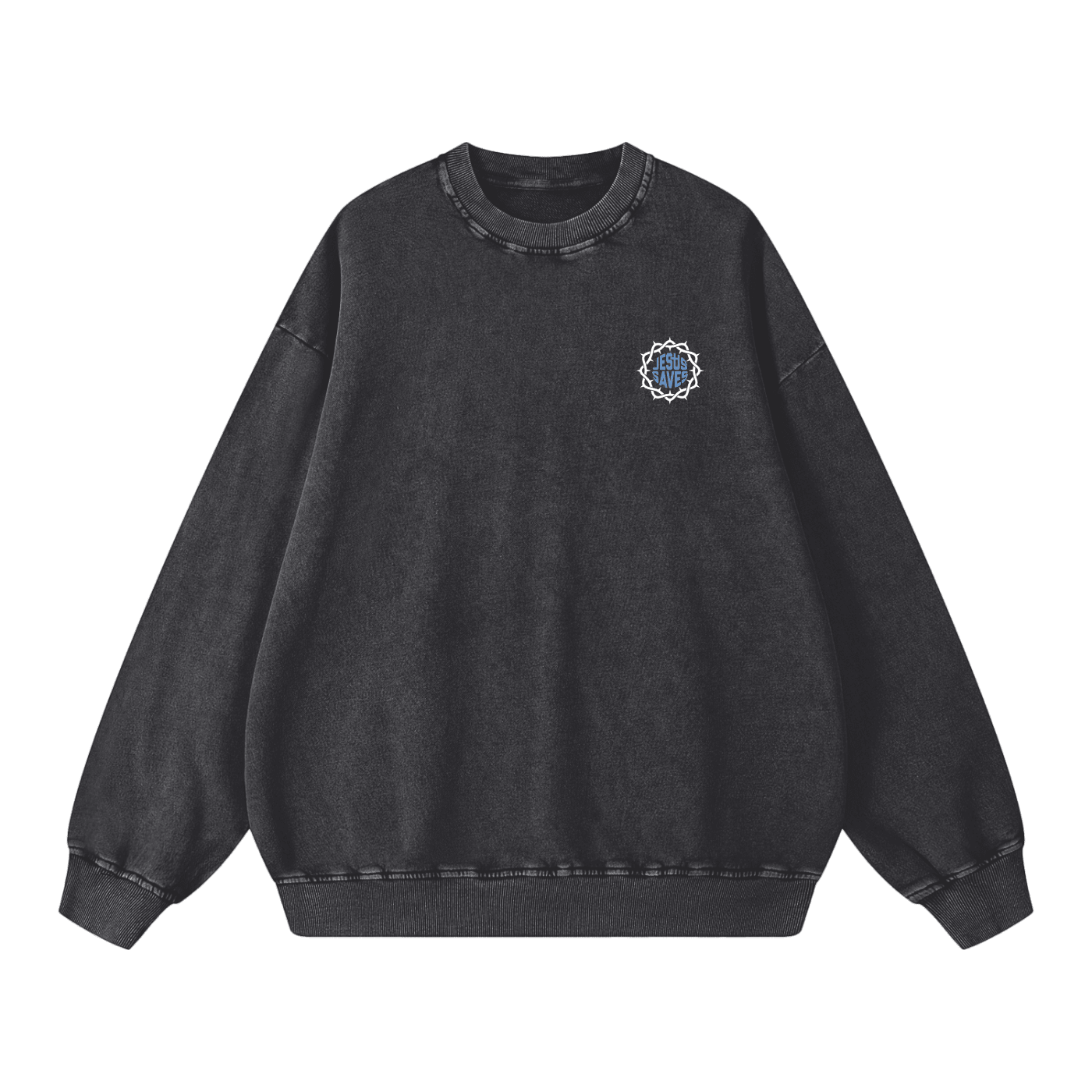 Snow Washed Oversized Sweatshirt - Son Of God