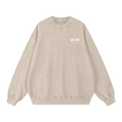 Snow Washed Oversized Sweatshirt - Son Of God