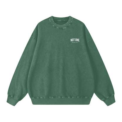 Snow Washed Oversized Sweatshirt - Son Of God