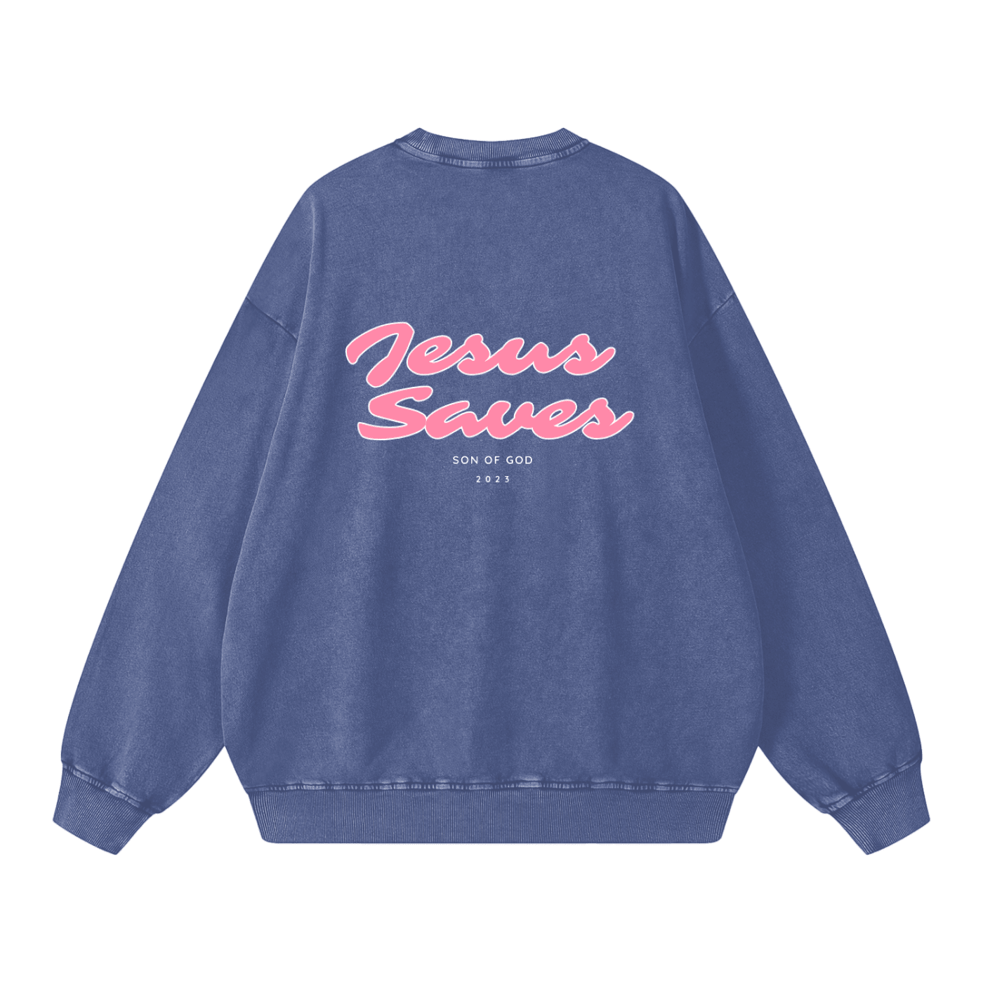 Snow Washed Oversized Sweatshirt - Son Of God