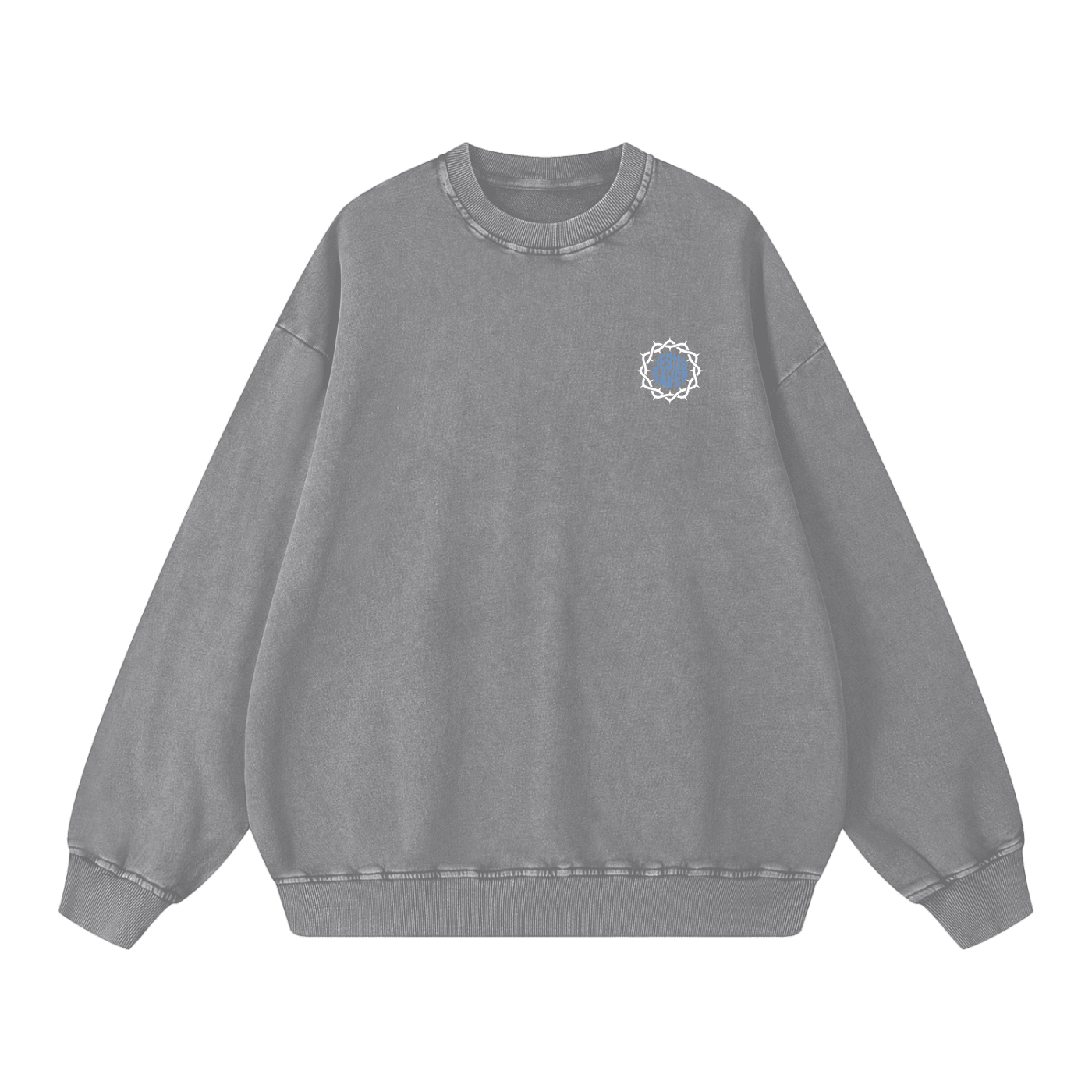 Snow Washed Oversized Sweatshirt - Son Of God