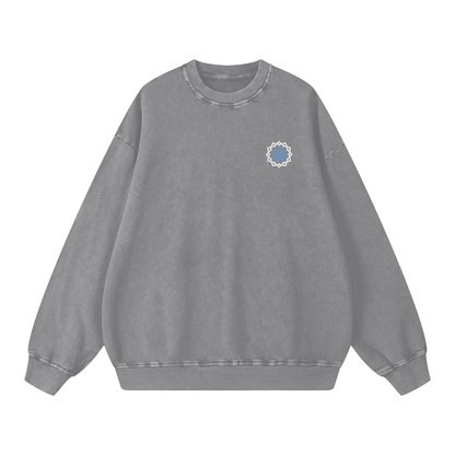Snow Washed Oversized Sweatshirt - Son Of God