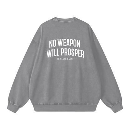 Snow Washed Oversized Sweatshirt - Son Of God
