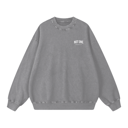 Snow Washed Oversized Sweatshirt - Son Of God