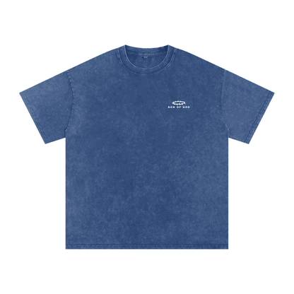 Snow Washed Oversized Tee [Crown of Thorns] - Son Of God