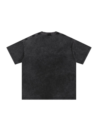 Snow Washed Oversized Tee [Crown of Thorns] - Son Of God