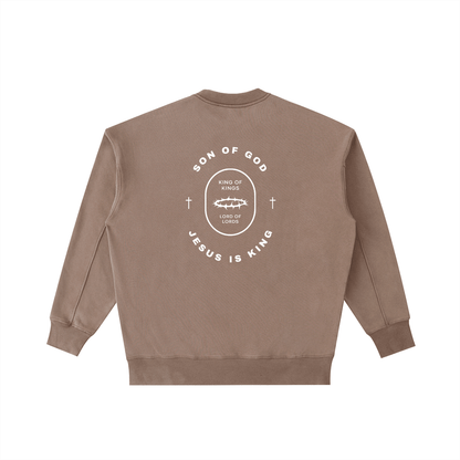 Vintage Washed Heavyweight Crewneck Sweatshirt - Son Of God