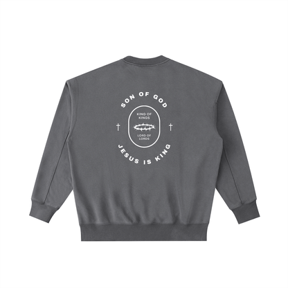 Vintage Washed Heavyweight Crewneck Sweatshirt - Son Of God
