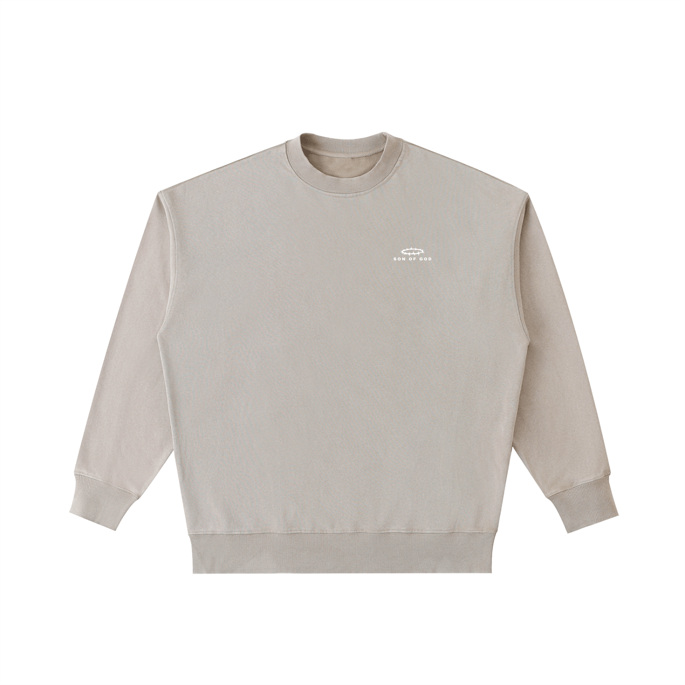 Vintage Washed Heavyweight Crewneck Sweatshirt - Son Of God